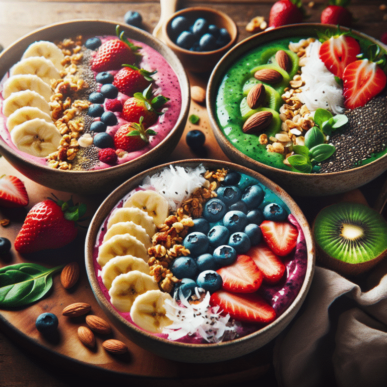 smoothie bowls for hunger cravings