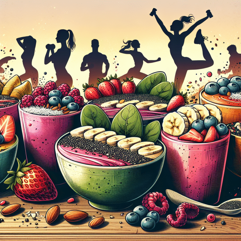 post-workout smoothie bowls for energy