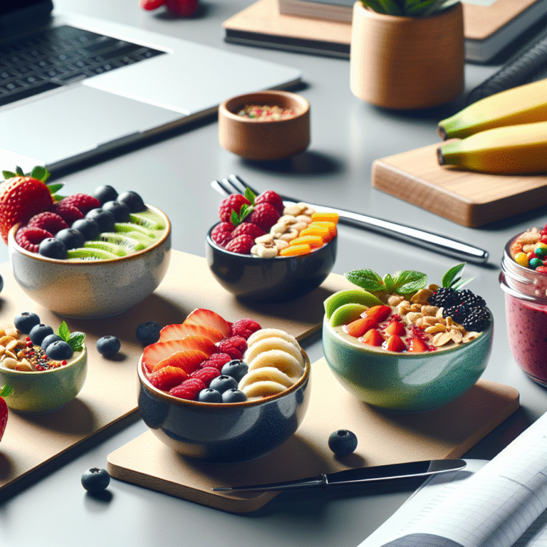 snack-size smoothie bowls for office