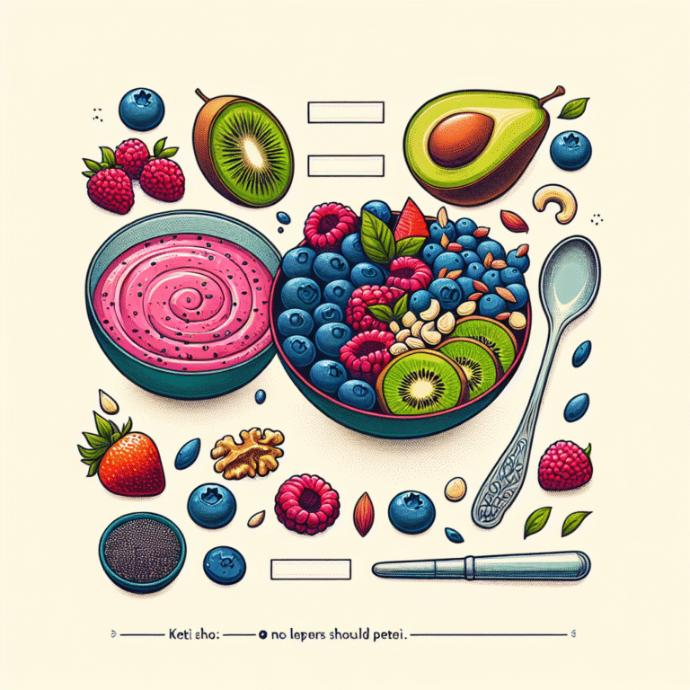 Keto-Friendly Smoothie Bowls: Low-Carb Recipes You’ll Love