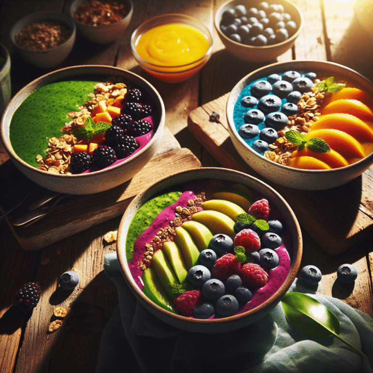 easy smoothie bowls for a delicious start to your day