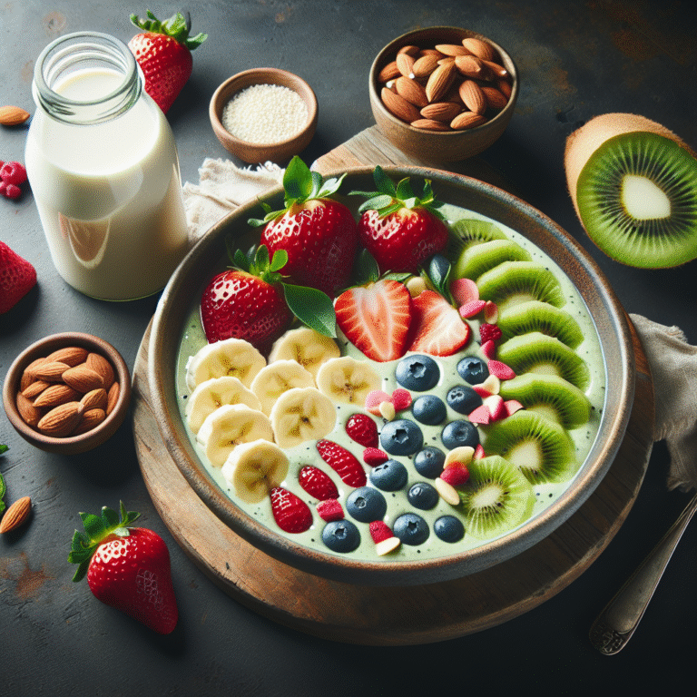 Nutritious Smoothie Bowls with Almond Milk for Your Diet