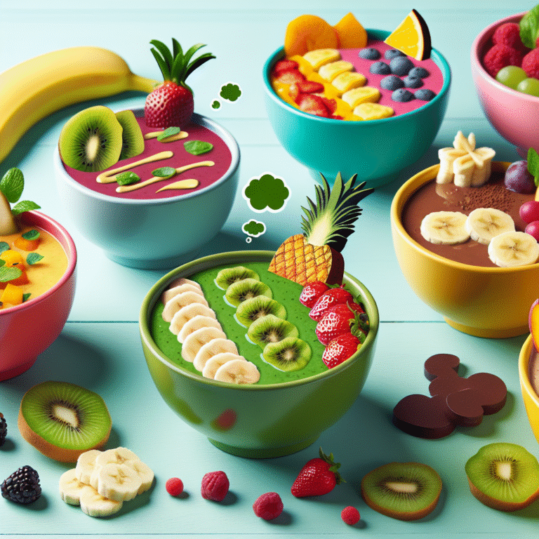 easy smoothie bowls for kids