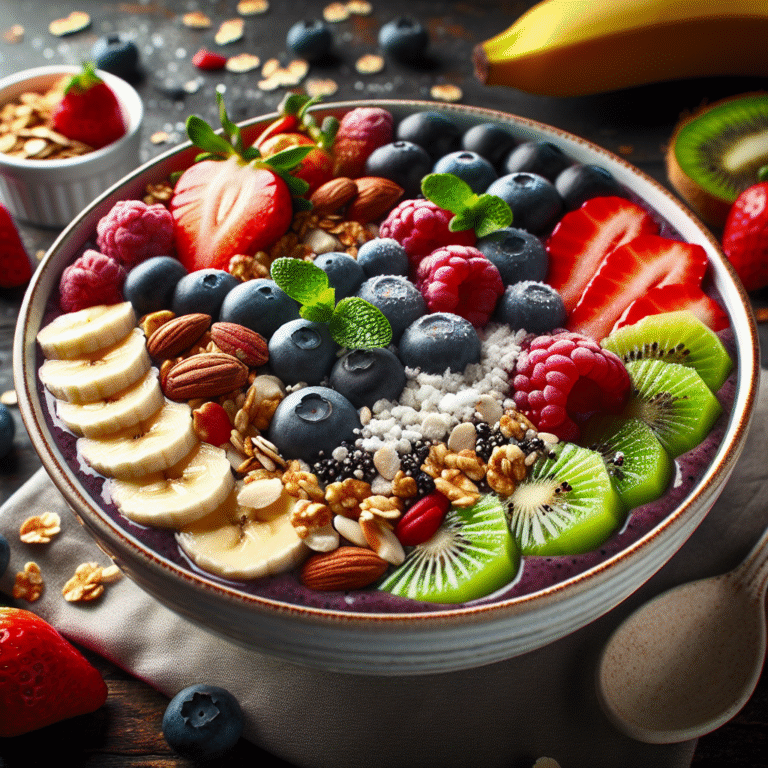 Low-Sugar Smoothie Bowl Ideas for Guilt-Free Indulgence
