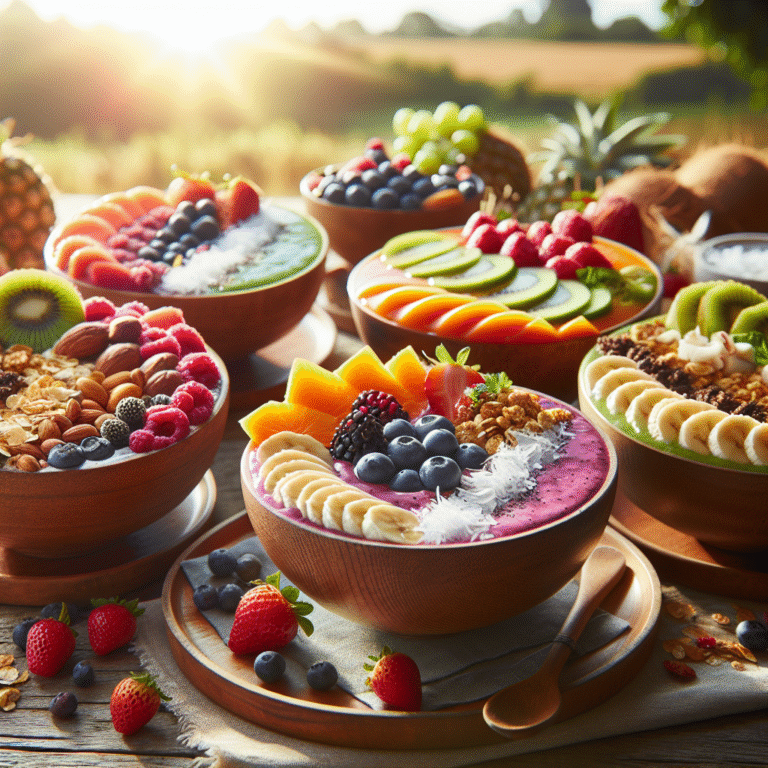 quick smoothie bowls for snacks