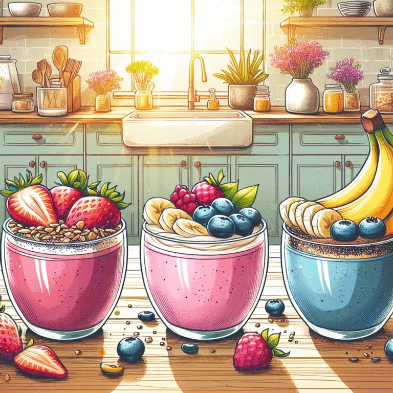 easy smoothie bowls for a refreshing breakfast