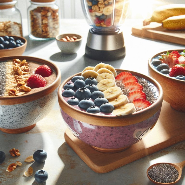 protein-packed breakfast smoothie bowls to fuel your day