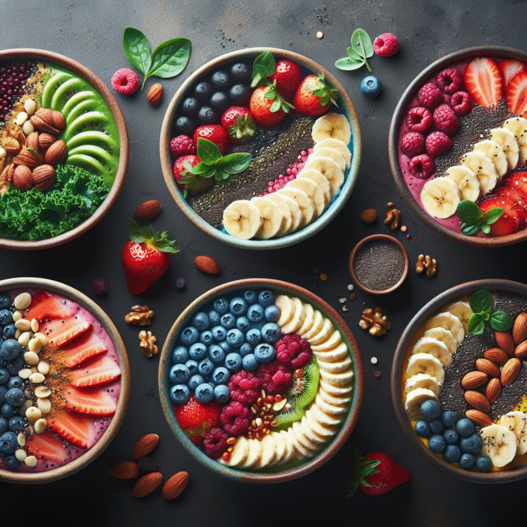 Healthy Smoothie Bowls Under 300 Calories: Delicious and Nutritious