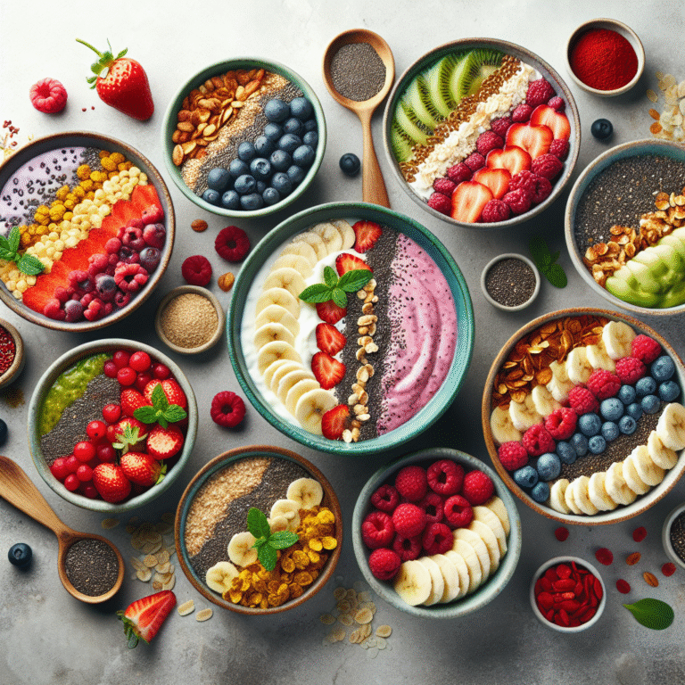 Gluten-Free Smoothie Bowl Recipes for Every Taste