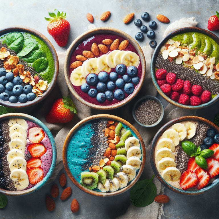vegan snack smoothie bowl ideas