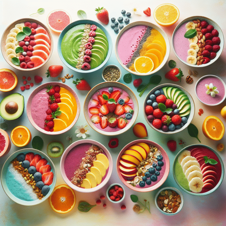 delicious and healthy smoothie bowl ideas to start your day