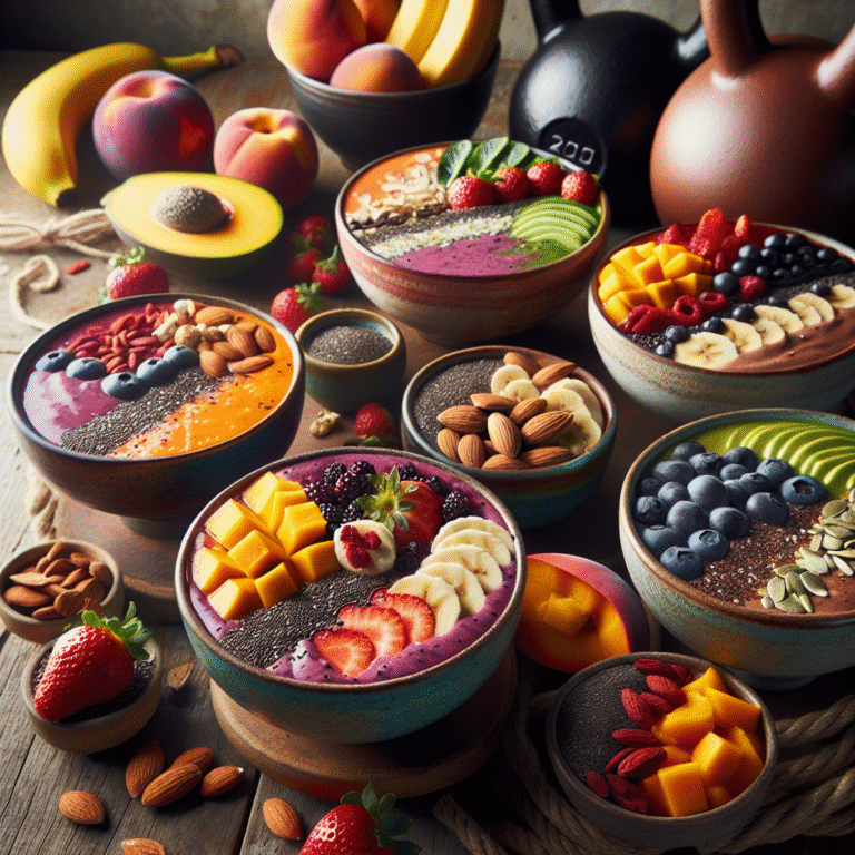 high-protein superfood smoothie bowls for muscle recovery