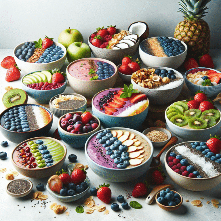 low-sugar smoothie bowls for a guilt-free breakfast experience