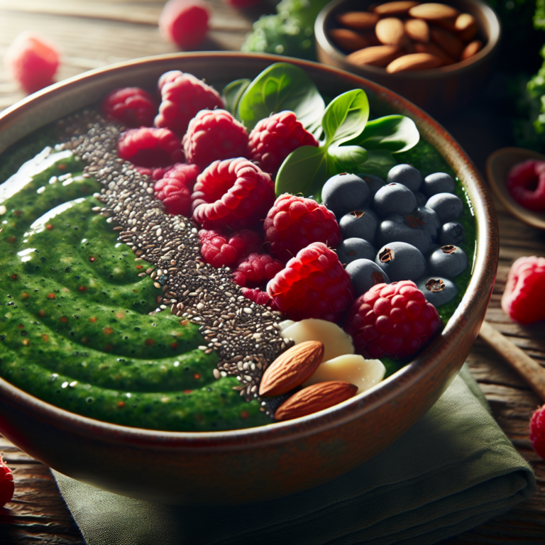 high-fiber smoothie bowls to support digestion