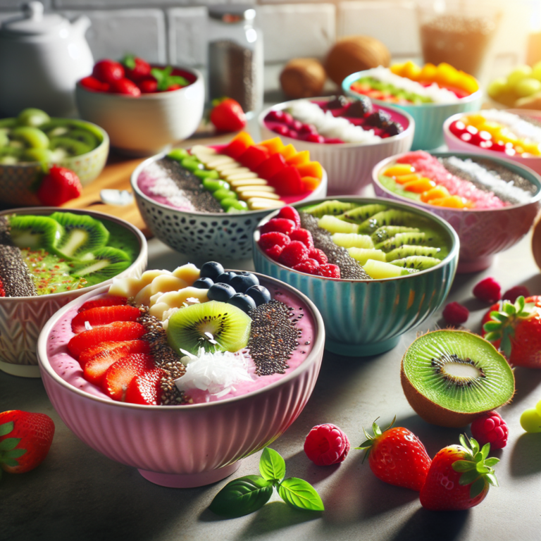 low-calorie smoothie bowl recipes for guilt-free afternoon treats