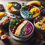 creamy and delicious smoothie bowls for afternoon snack time