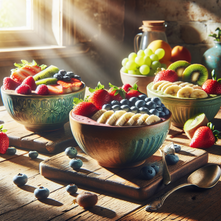 quick morning smoothie bowls
