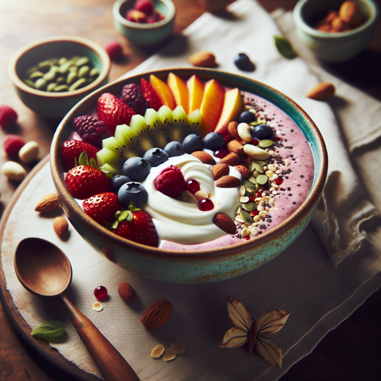 smoothie bowls with yogurt for a creamy diet boost
