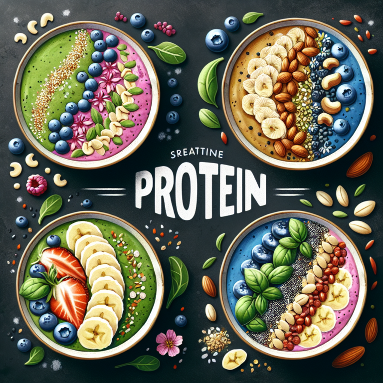protein-packed smoothie bowl ideas for your weight loss journey