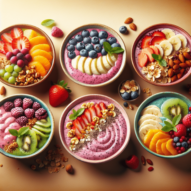 healthy smoothie bowls under 300 calories for guilt-free indulgence