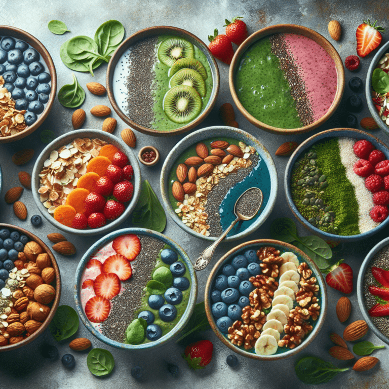 high-protein superfood smoothie bowls